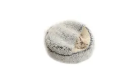 2-in-1 Round Plush Pet Sofa - Small