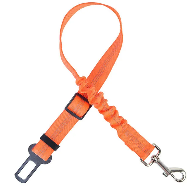 Adjustable Dog Car Seat Belt Leads Elastic