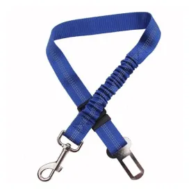 Adjustable Dog Seat Belt – Elastic Pet Car Leash Harness for Vehicle Safety