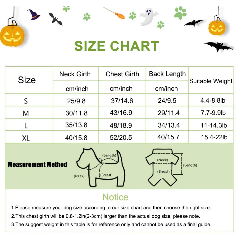 Aiilte Black Green Dog Halloween Witch Wizard Hat Costume Set