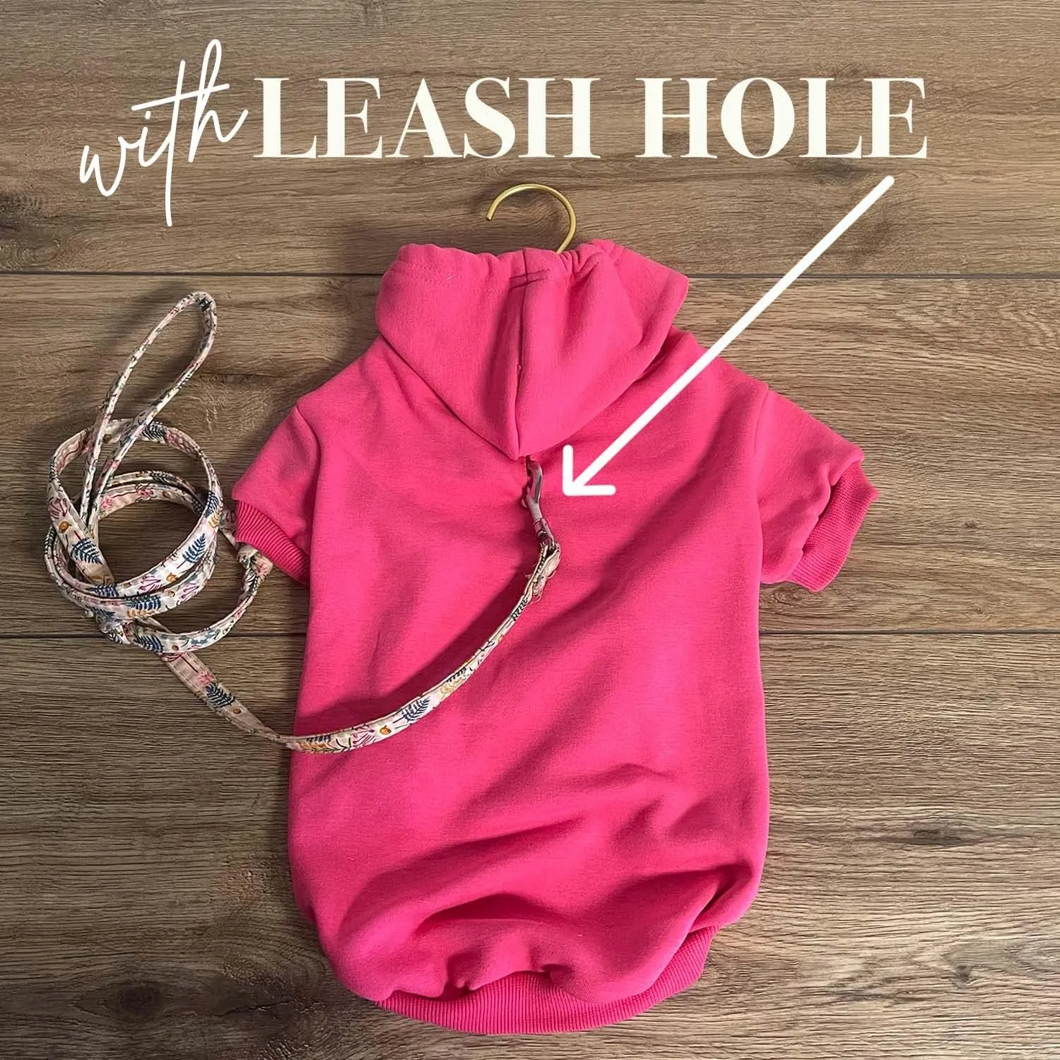 All American Boy Fourth of July Dog Hoodie Fleece Lined Pullover Sweatshirt with Leash Hole (Red, 3X-Large 253)