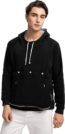 ALYC Cat Dog Carrier Hoodie Big Pet Pouch Sweatshirt Puppy Kitten Holder Carrier Pullover Top Kangaroo Unisex Hoodies