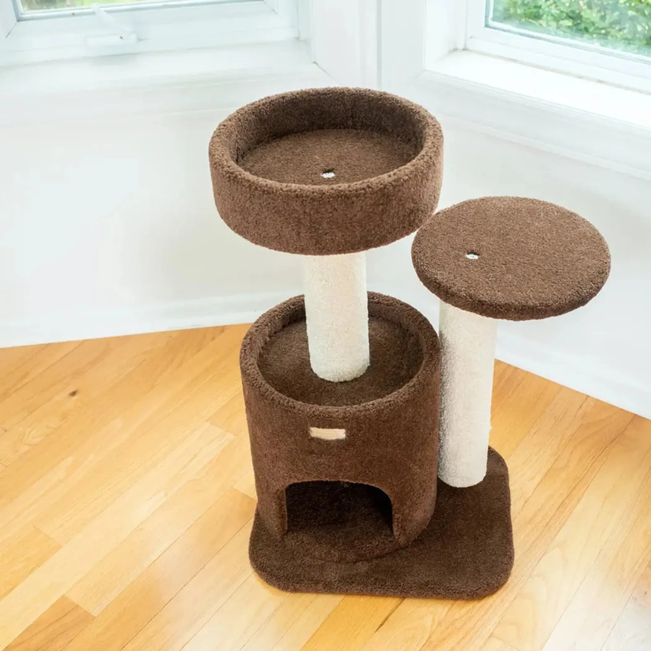 Armarkat Carpeted Cat Tree, Real Wood Cat Activity Center