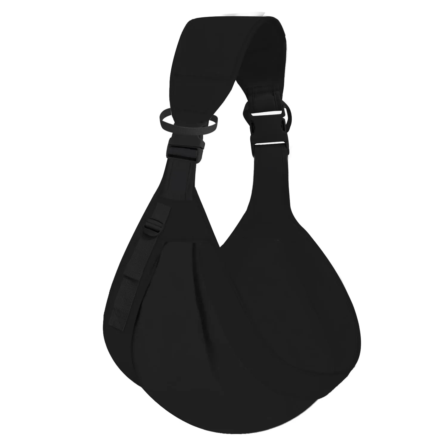 Baby Sling Carrier Newborn to Toddler,Updated Adjustable One Shoulder Labor-Saving Baby Holder Carrier,Tollder Sling Carrying 7-45 lbsBlack
