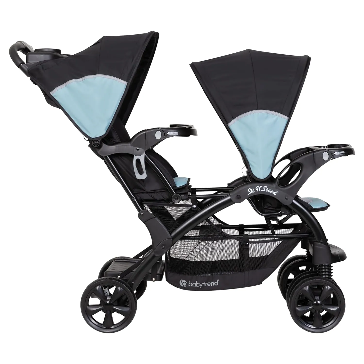 Baby Trend Sit N Stand Double Stroller, Desert Blue