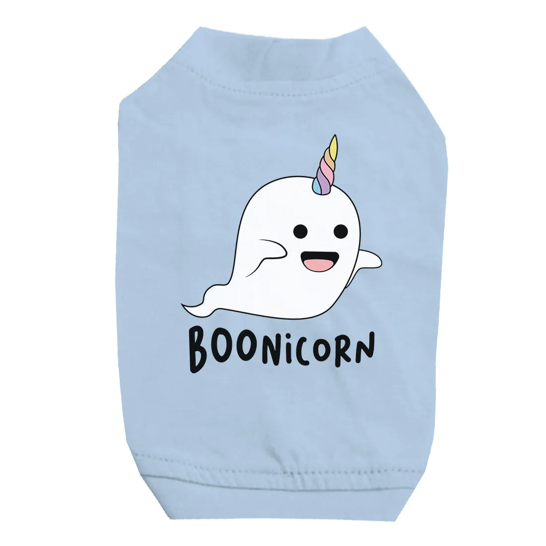 Boonicorn Halloween Costume Ghost Unicorn Pet Shirt for Small Dogs
