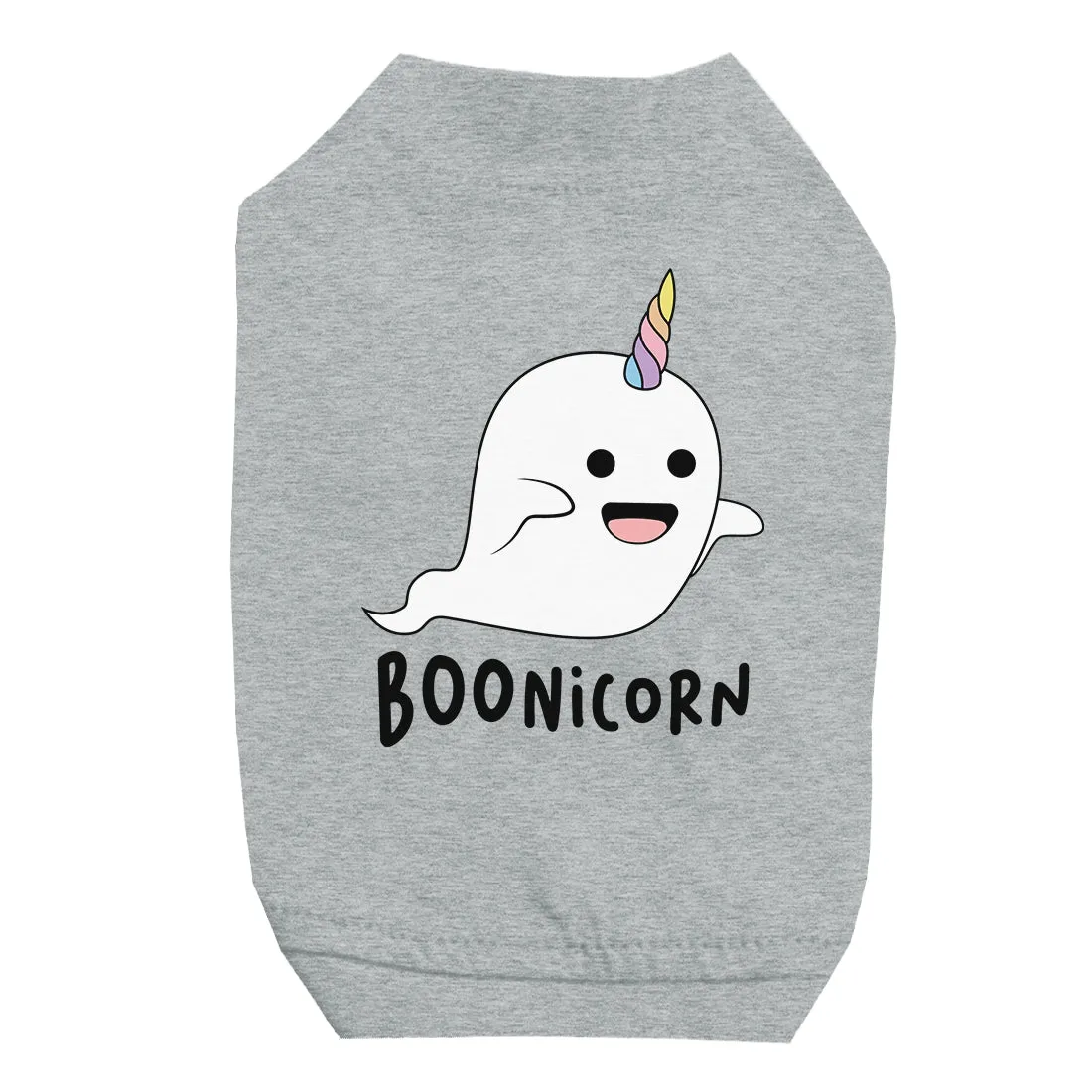 Boonicorn Halloween Costume Ghost Unicorn Pet Shirt for Small Dogs