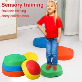 Colorful Kids Balance Stepping Stones - Fun Obstacle Course Set
