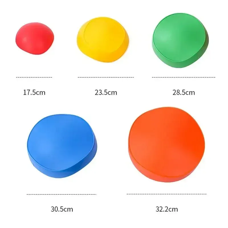 Colorful Kids Balance Stepping Stones - Fun Obstacle Course Set