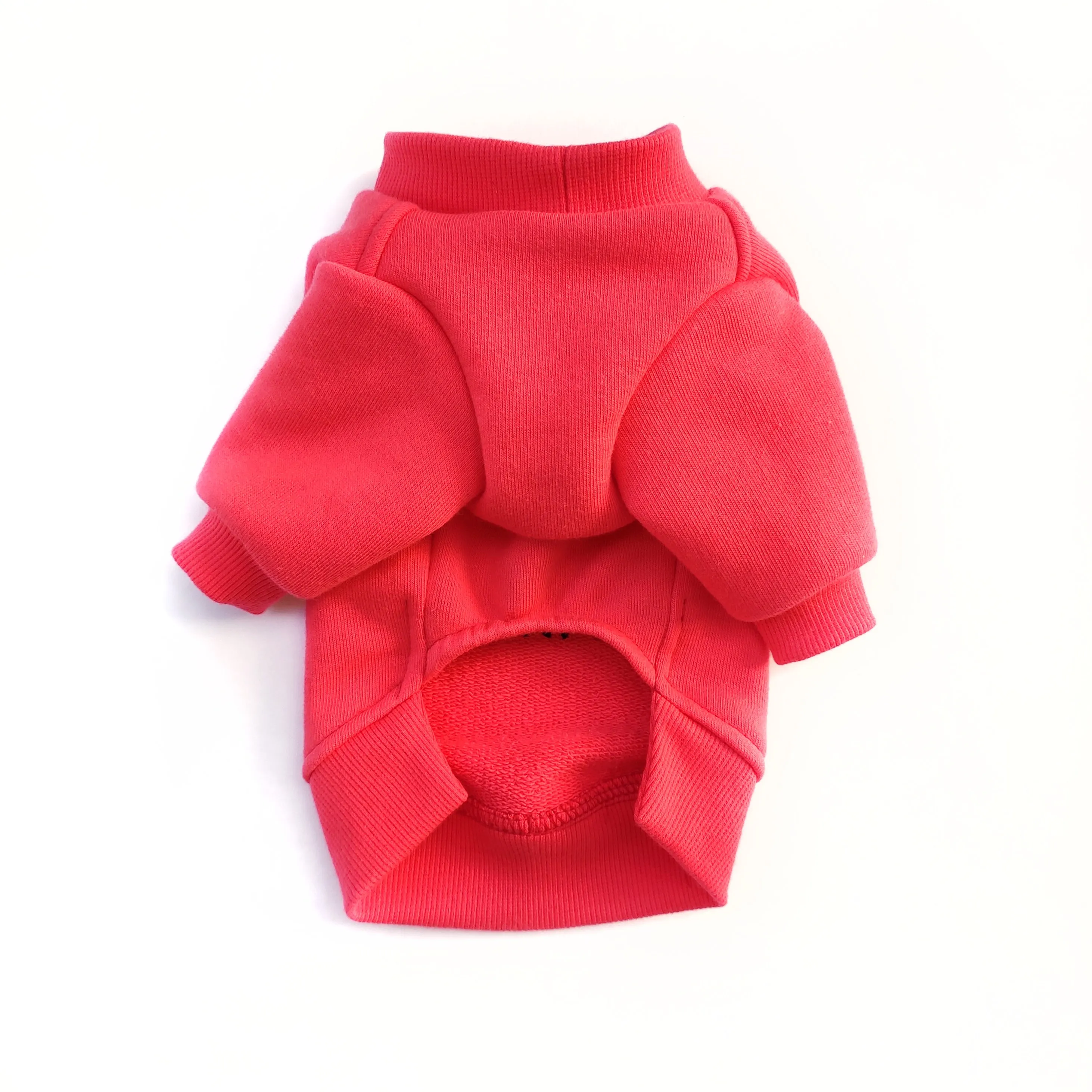Cotton hoodie with embroidery for dogs