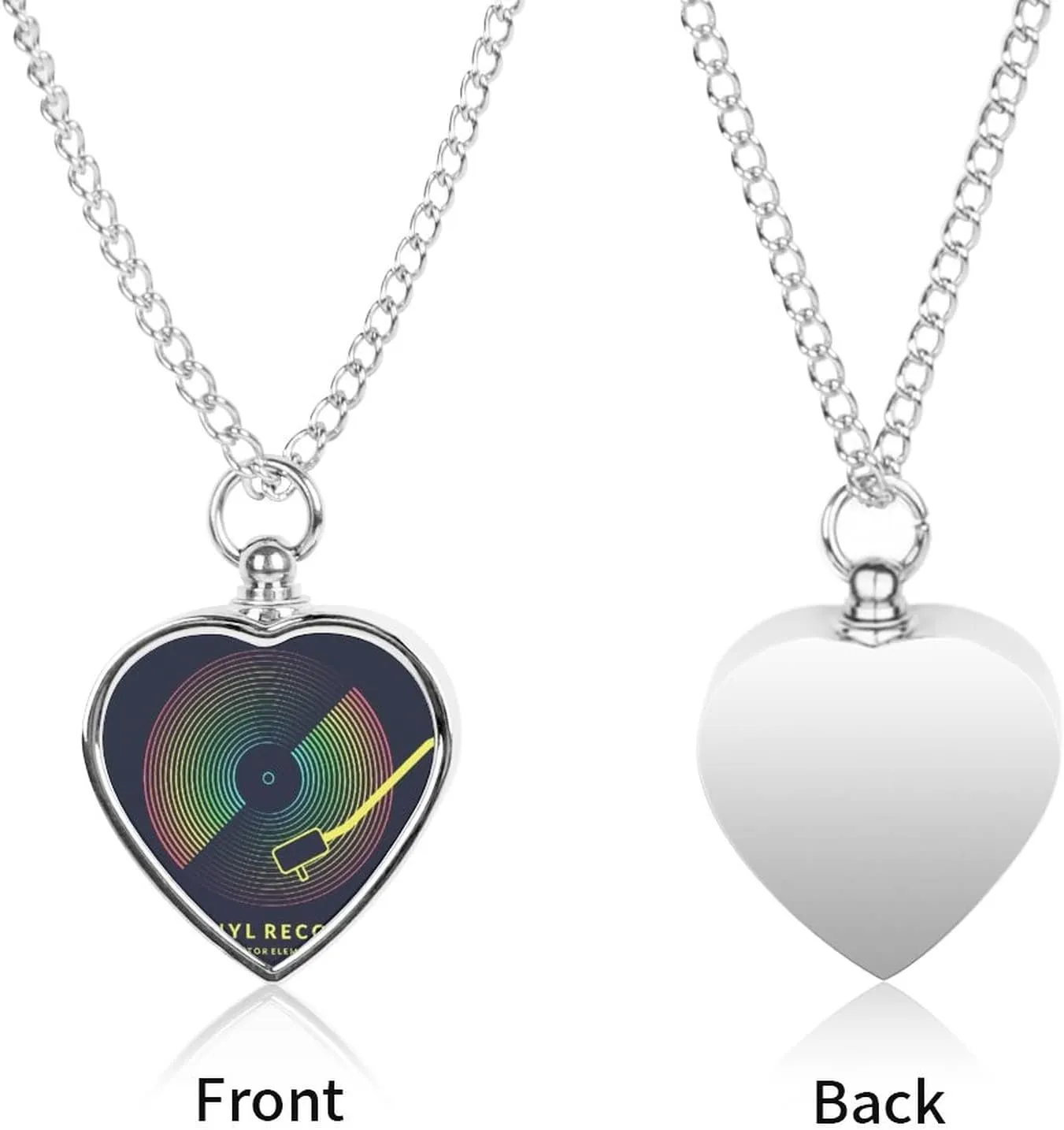 Custom Pet Urn Necklace, Alloy Memorial Pendant Necklace, Dog Pendant Necklace