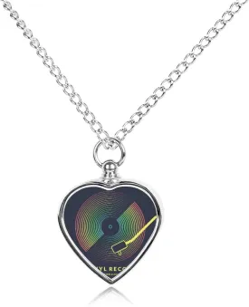 Custom Pet Urn Necklace, Alloy Memorial Pendant Necklace, Dog Pendant Necklace