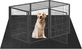 Dog Playpen Mat, Dog Crate Pad Liner for Kennel Training Under Pet Cage Mat Absorbs Waterproof Non-Slip Reusable Puppy Pad to Protect Floors, 59 x 48 inches