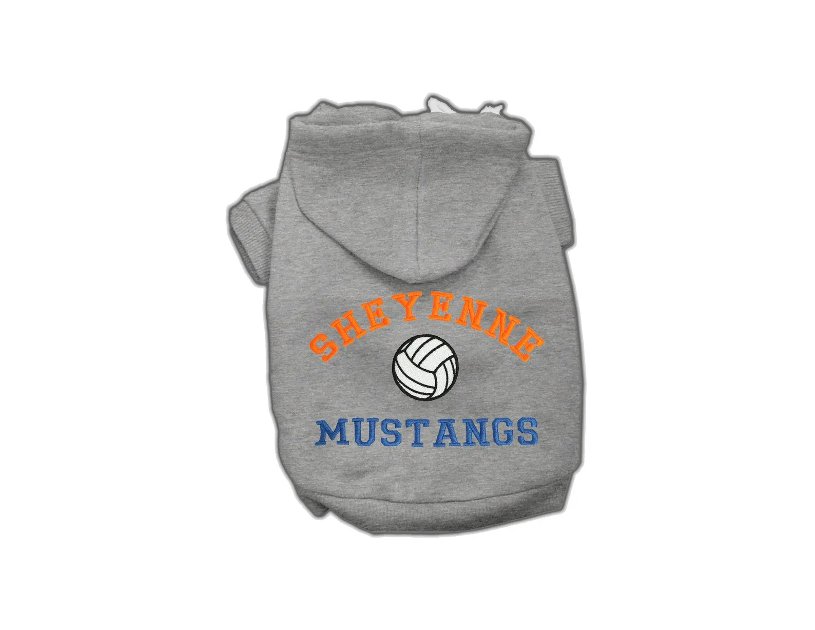 Dog Sports Fan Hoodie, Sports Team Embroidered Team Name Personalized Dog Shirt, Custom Shirt Custom Name Dog Tee, Puppy Clothing, Hood Dog