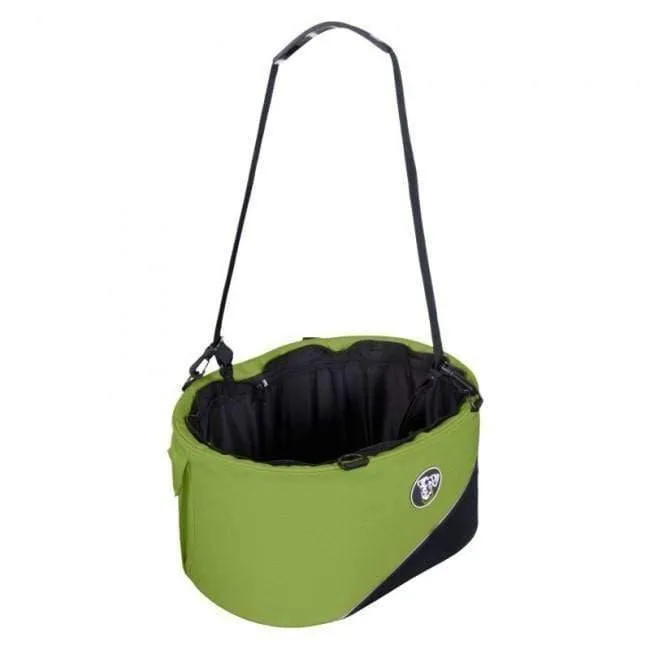 DoggyRide Cocoon Pet Bike Basket - Green (incl. Free ClickFix Bike Connector)