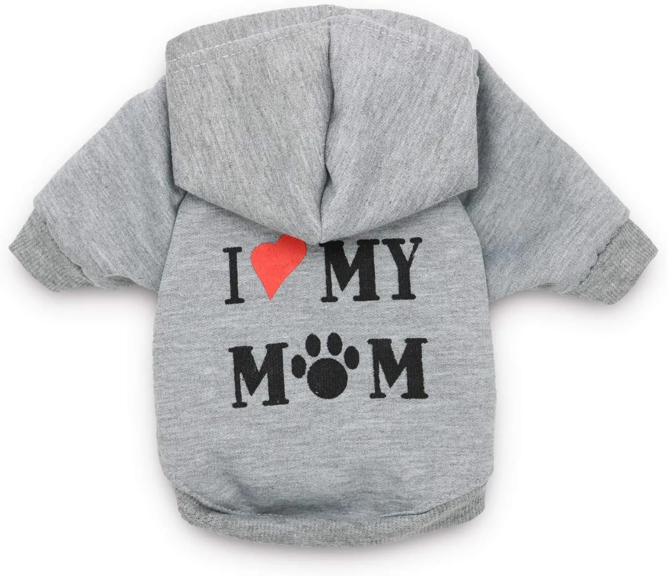 DroolingDog Small Dog Hoodie Pet Sweater Puppy T Shirt for Small Medium Dogs Clothes Girl, Grey