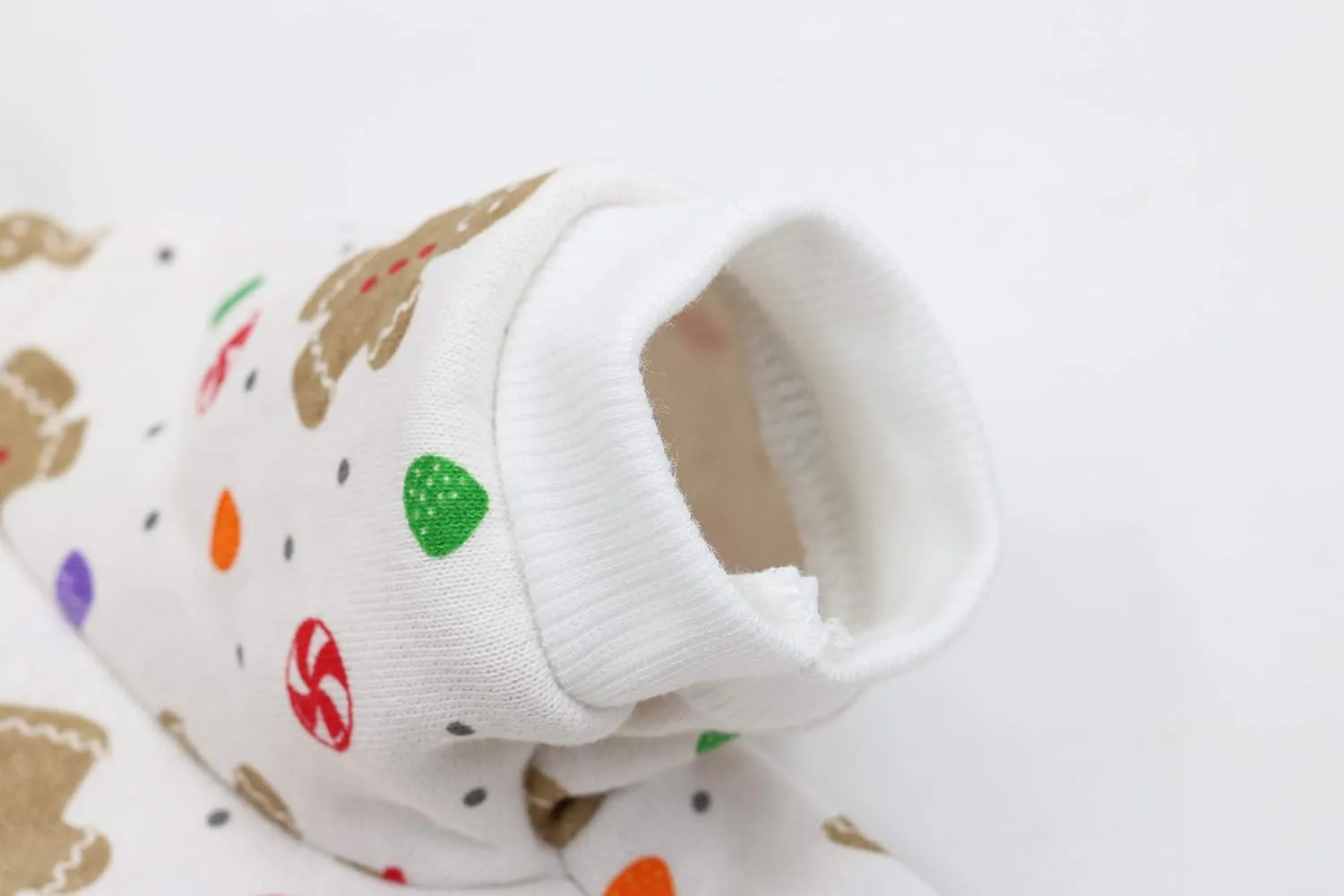 DroolingDog Small Puppy Dog Christmas Outfits Fleece Hoodie Xmas Clothes for Small Dogs XS Extra Small Holiday Gingerbread Outfit