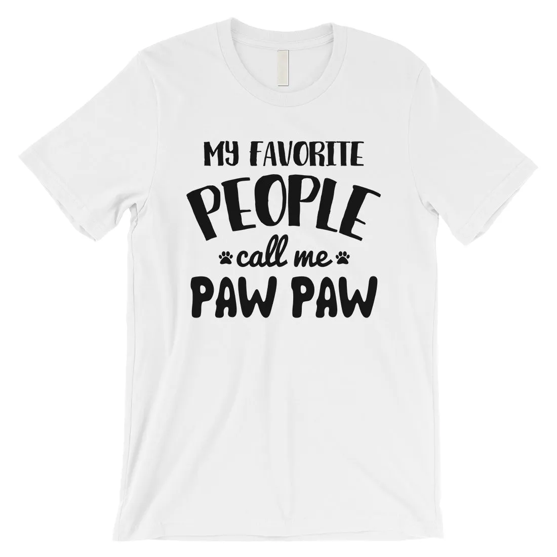 Favorite People Paw Paw Mens Loving Cute Cool Dog Dad Shirt For Men