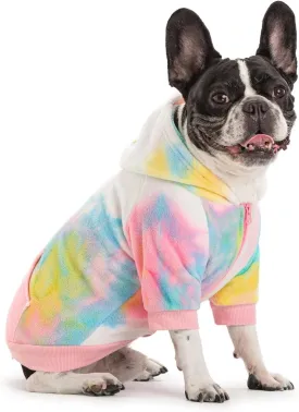 French Bulldog Clothes Dog Hoodie Sweatshirts with Pockets for Small Dogs Puppy Chihuahua Coat Clothing Pet Cat Hoodie Fleece Dog Sweaters Costume