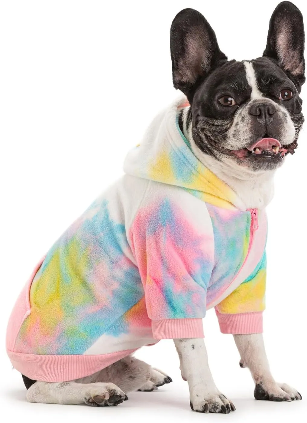 French Bulldog Clothes Dog Hoodie Sweatshirts with Pockets for Small Dogs Puppy Chihuahua Coat Clothing Pet Cat Hoodie Fleece Dog Sweaters Costume