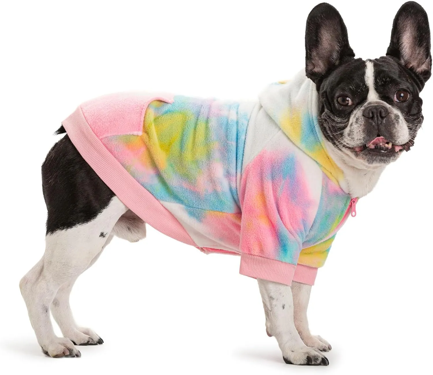 French Bulldog Clothes Dog Hoodie Sweatshirts with Pockets for Small Dogs Puppy Chihuahua Coat Clothing Pet Cat Hoodie Fleece Dog Sweaters Costume