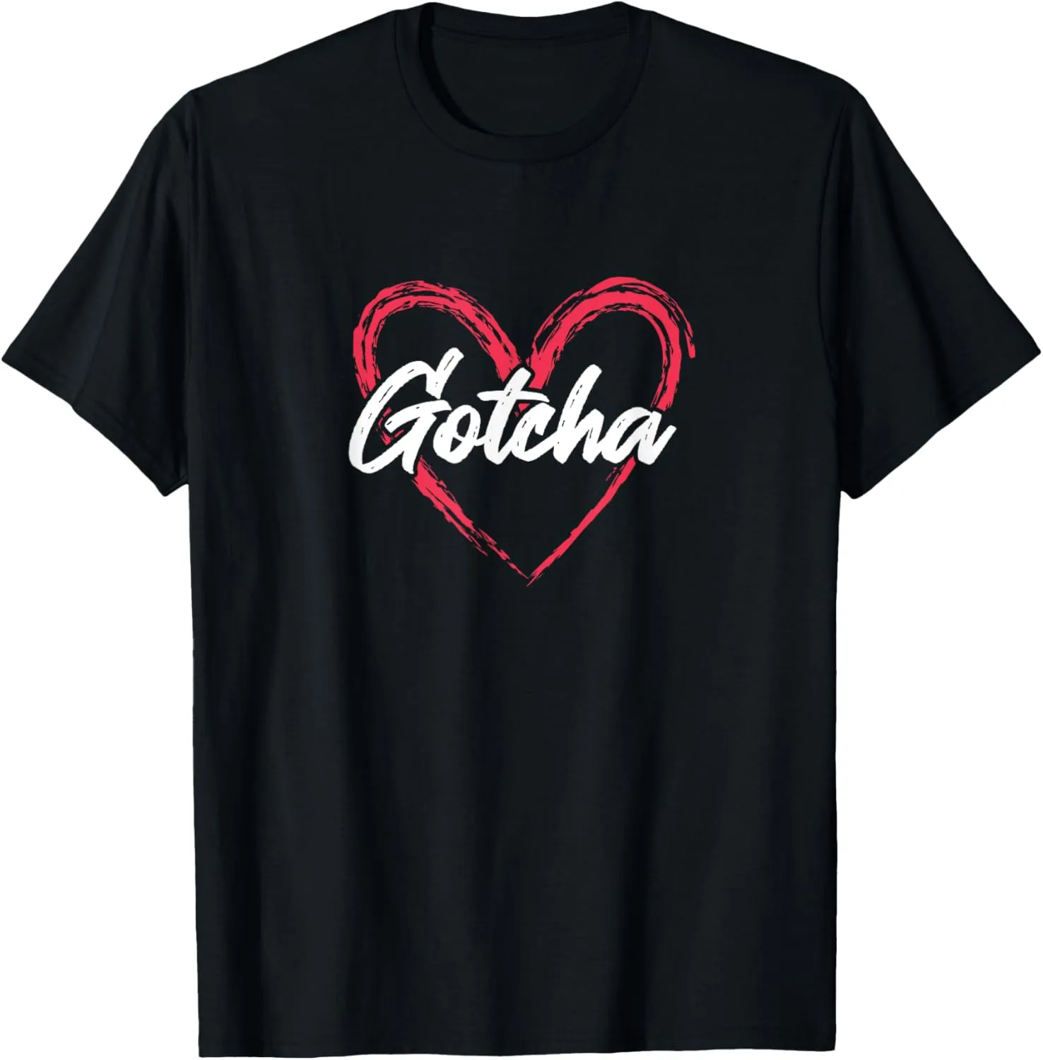 Gotcha Adoption Day Love Heart Family T-Shirt