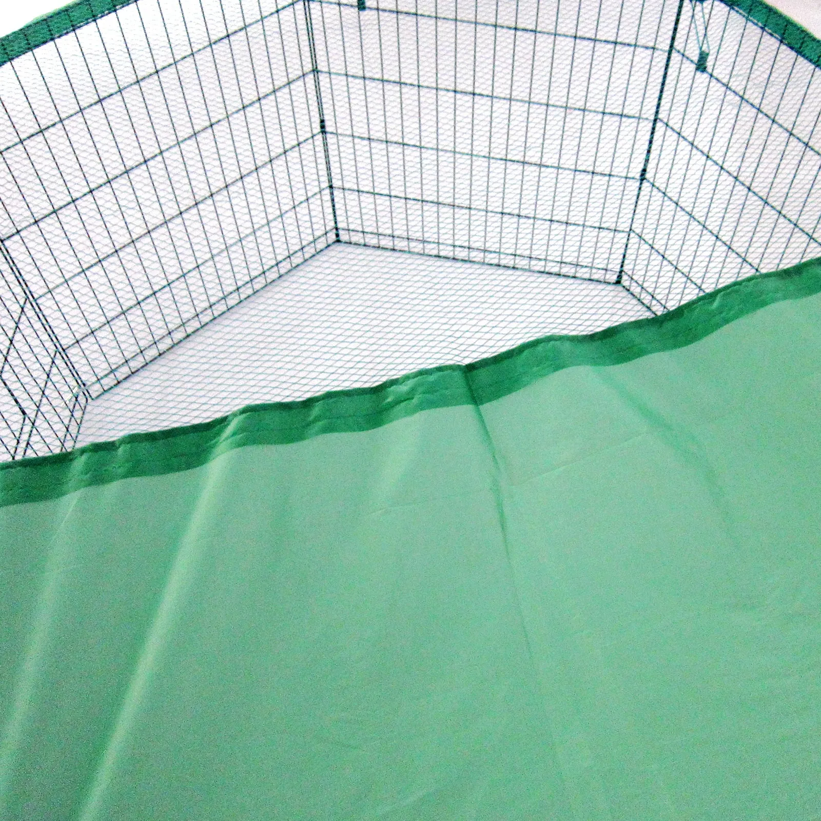 Green 36in Pet Playpen Cover, Easy Setup - Paw Mate