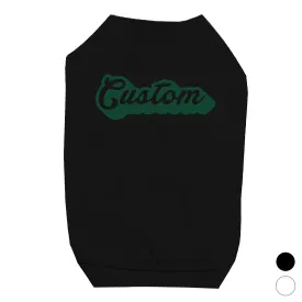 Green Pop Up Text Humble Personalized Pet Shirt for Small Dogs Gift