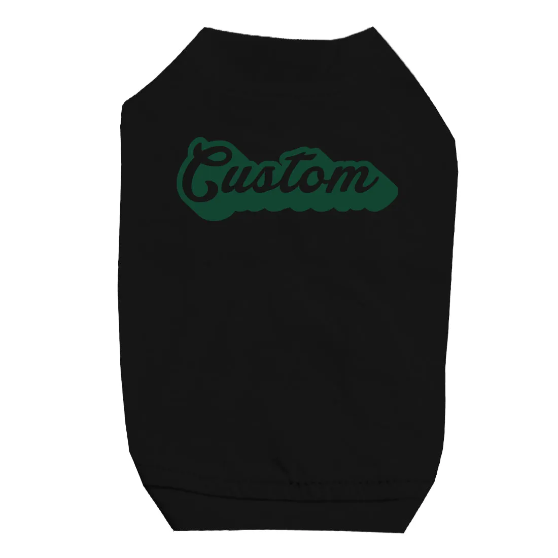 Green Pop Up Text Humble Personalized Pet Shirt for Small Dogs Gift