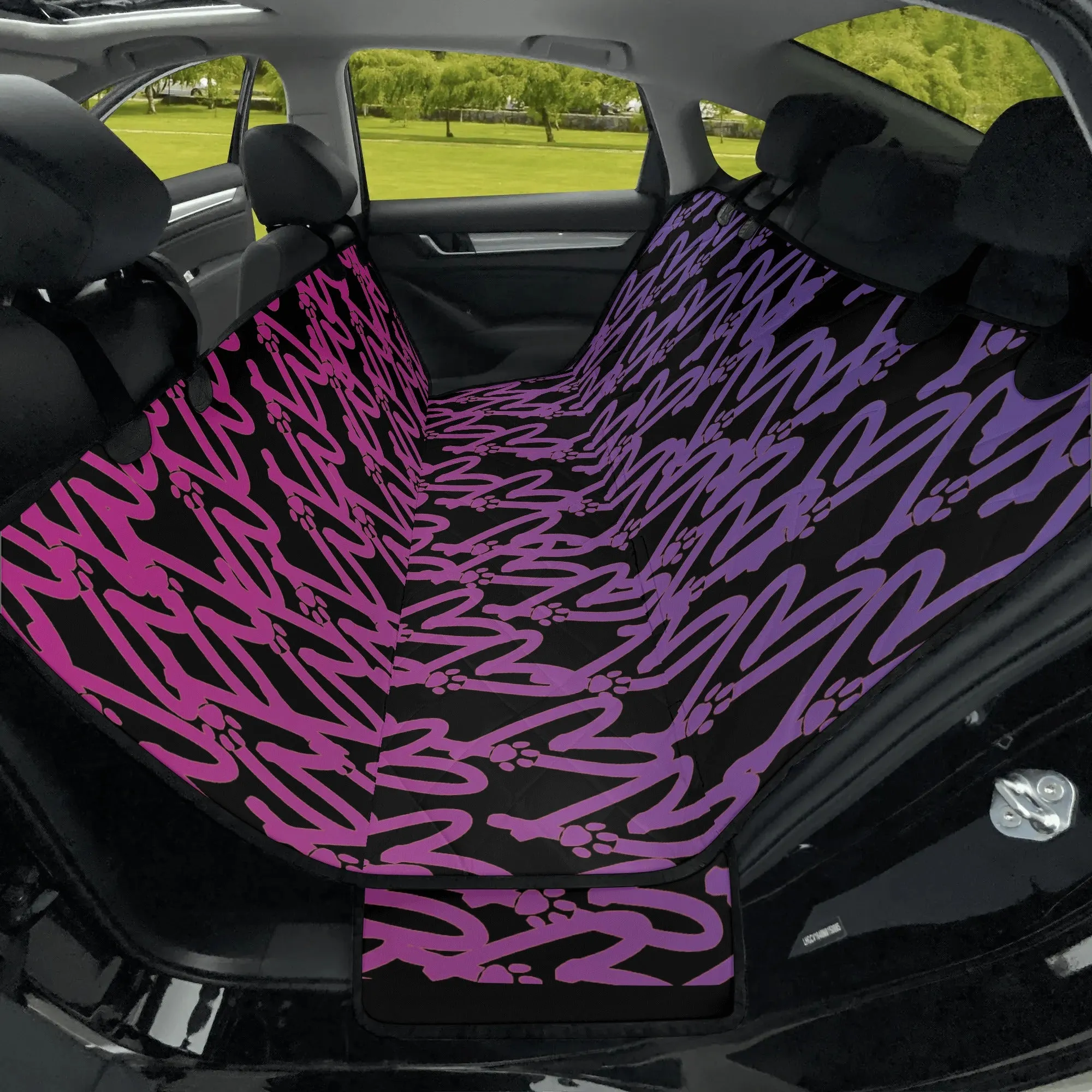 Heart and Paw Signature Design Hammock Dog Car Seat Cover