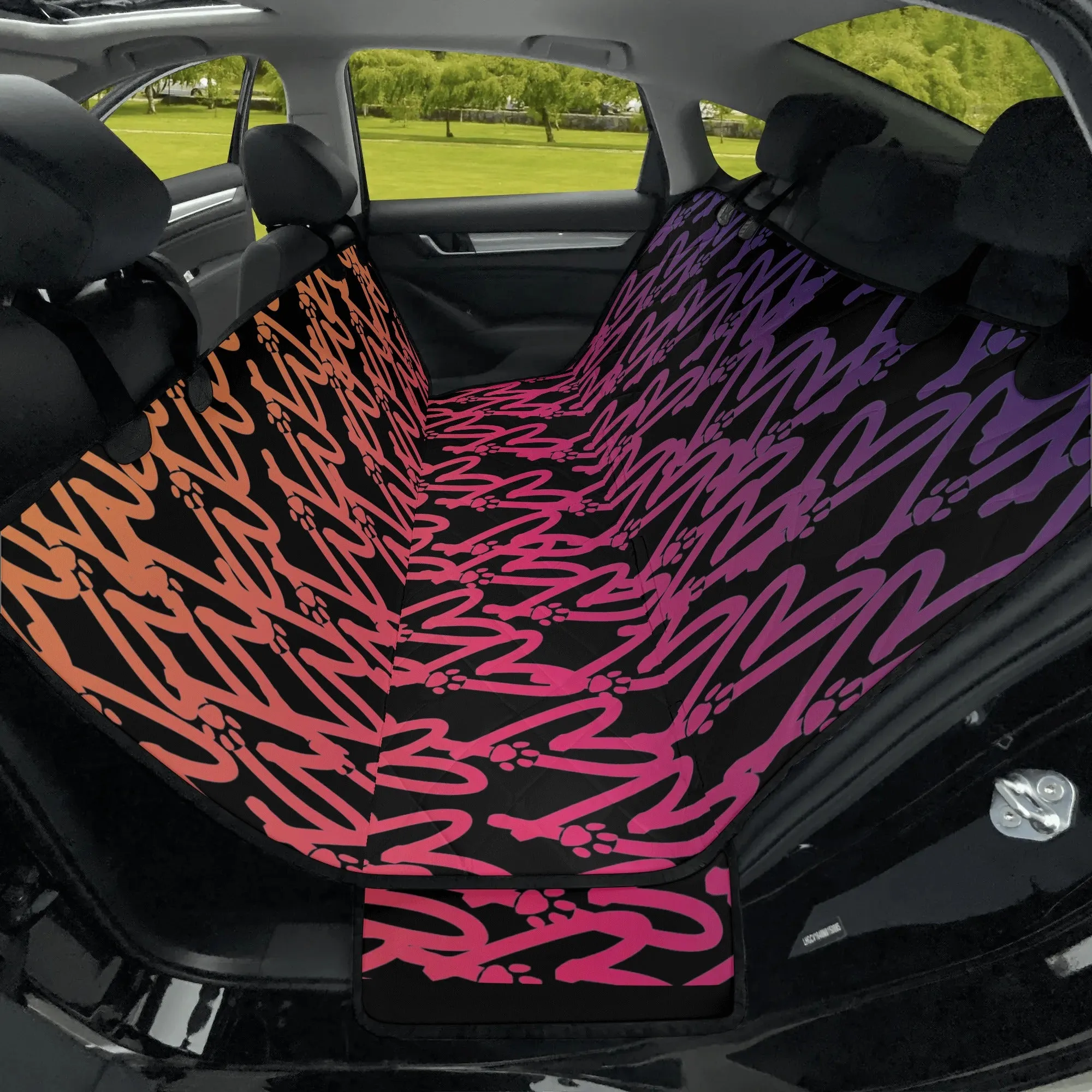 Heart and Paw Signature Design Hammock Dog Car Seat Cover