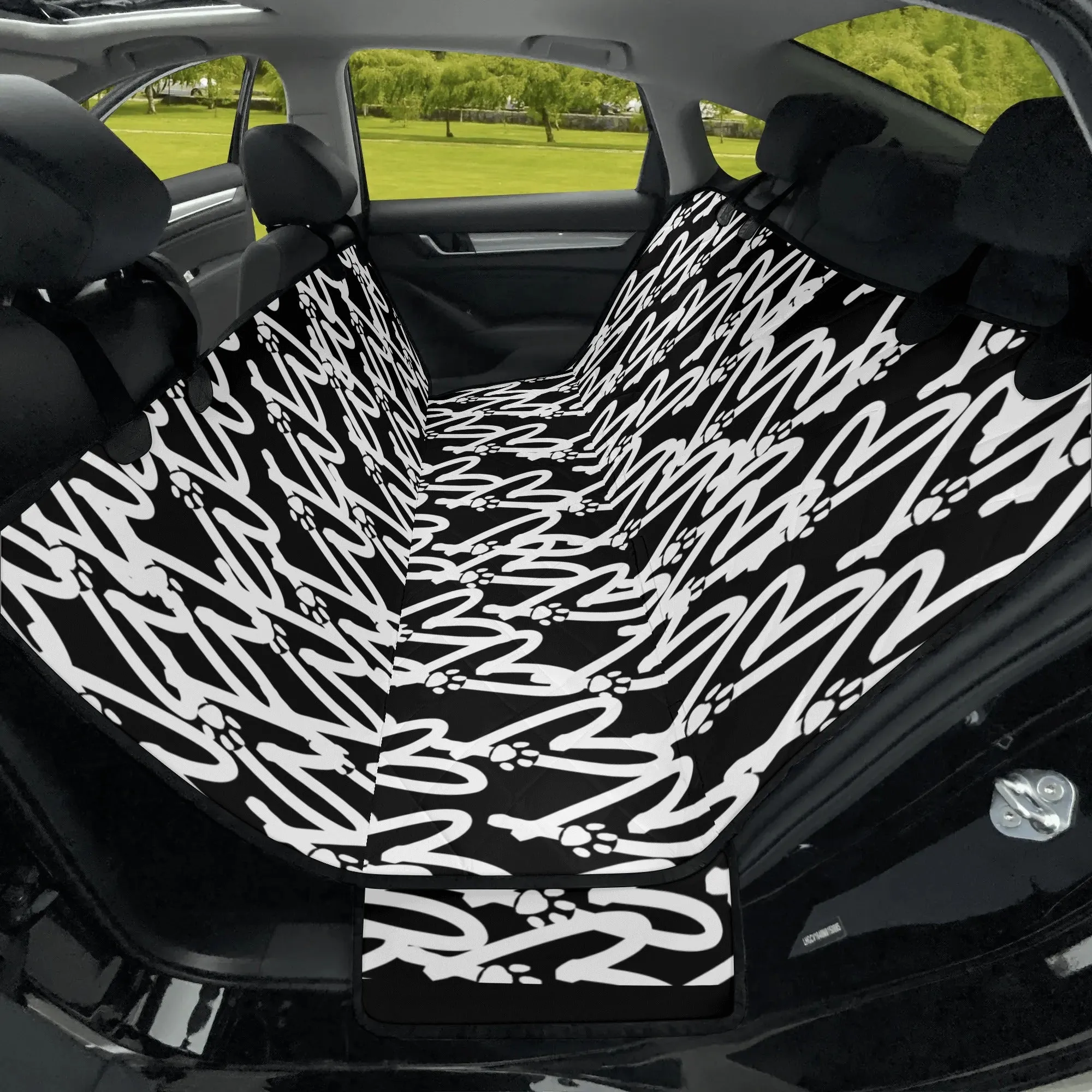 Heart and Paw Signature Design Hammock Dog Car Seat Cover