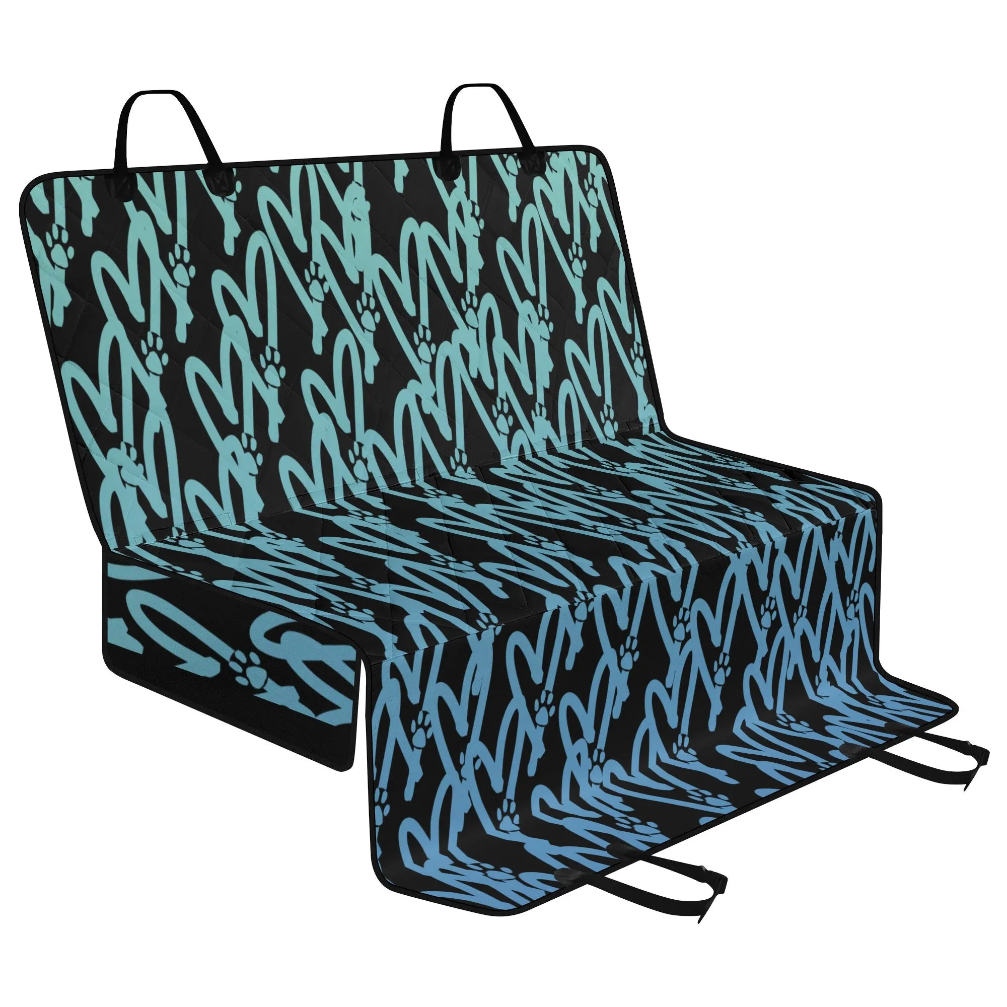 Heart and Paw Signature Design Hammock Dog Car Seat Cover