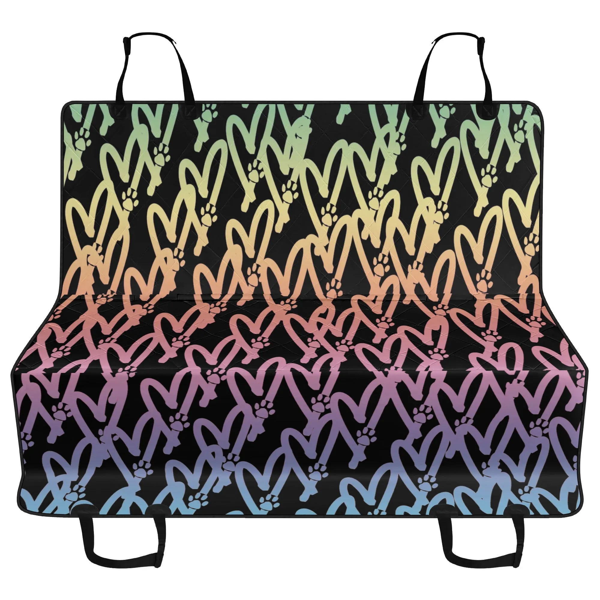 Heart and Paw Signature Design Hammock Dog Car Seat Cover