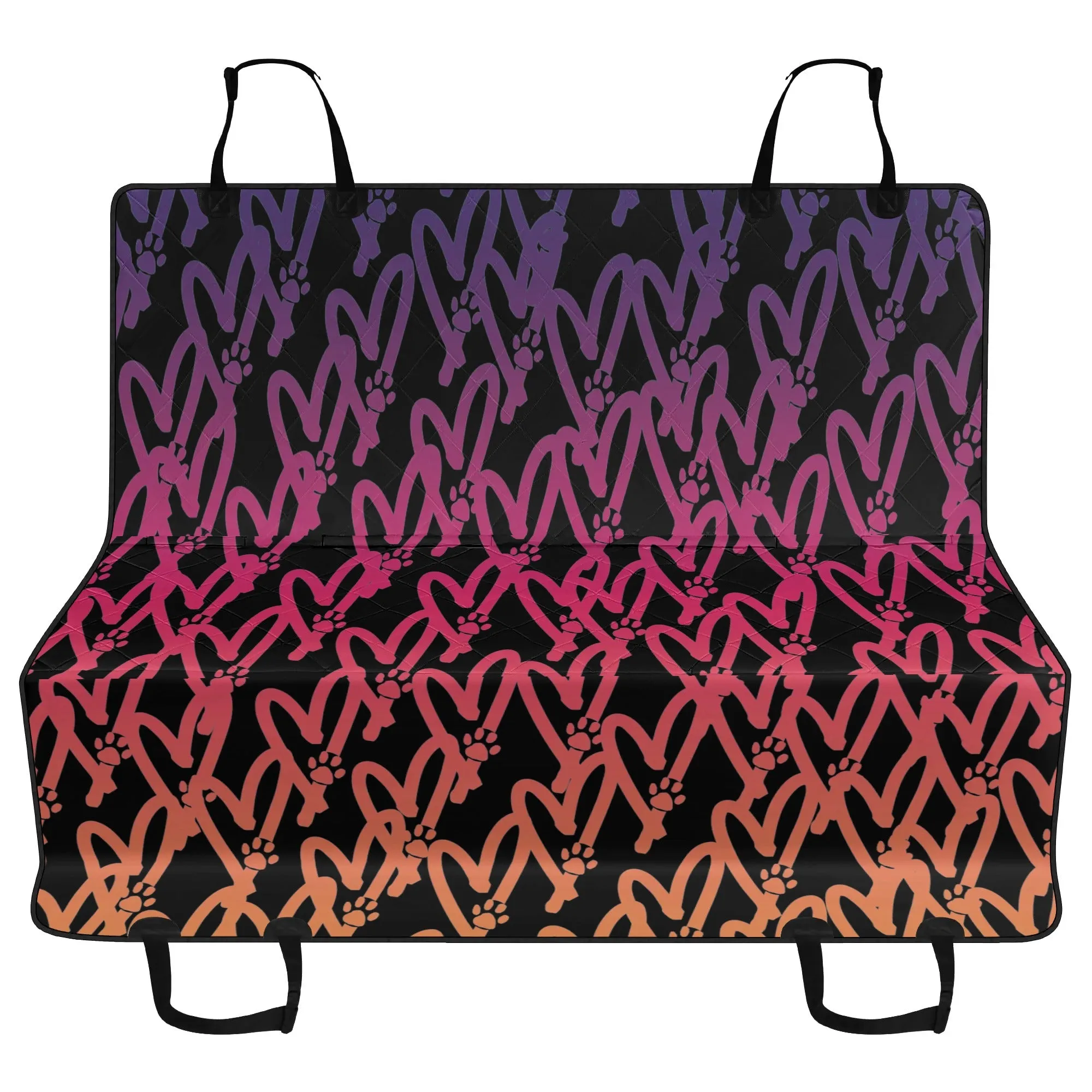 Heart and Paw Signature Design Hammock Dog Car Seat Cover