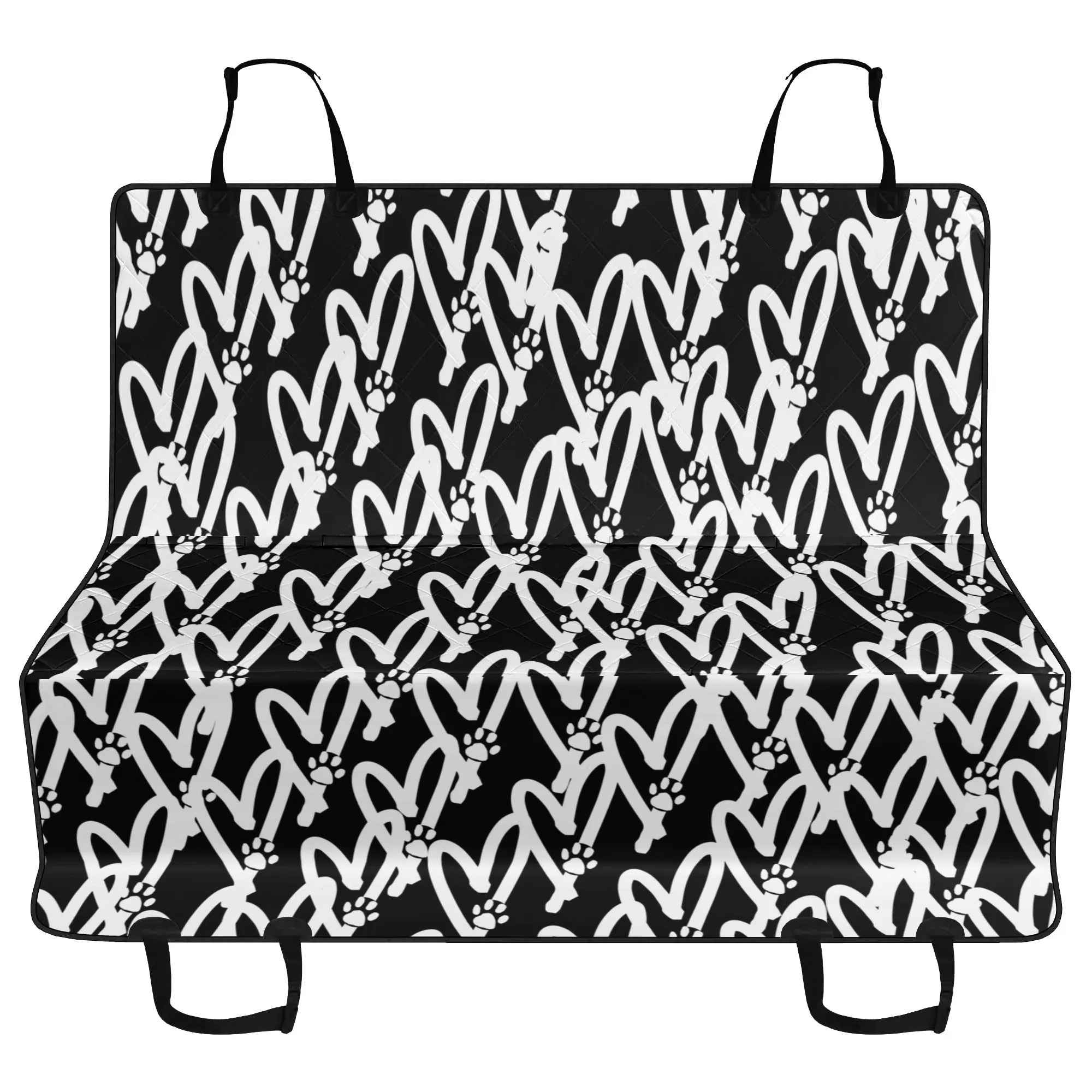 Heart and Paw Signature Design Hammock Dog Car Seat Cover