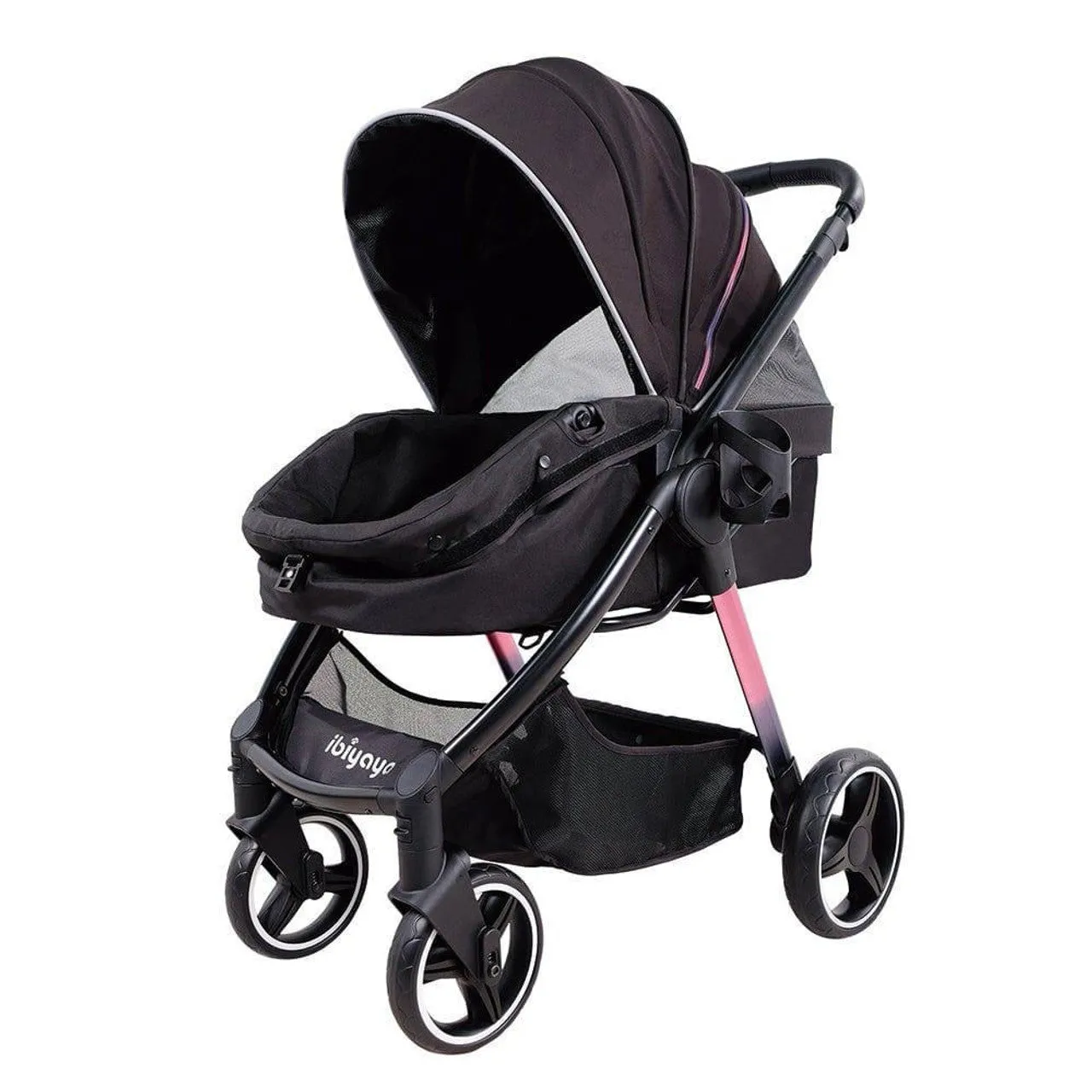 Ibiyaya Retro Luxe Stroller - Prism Black
