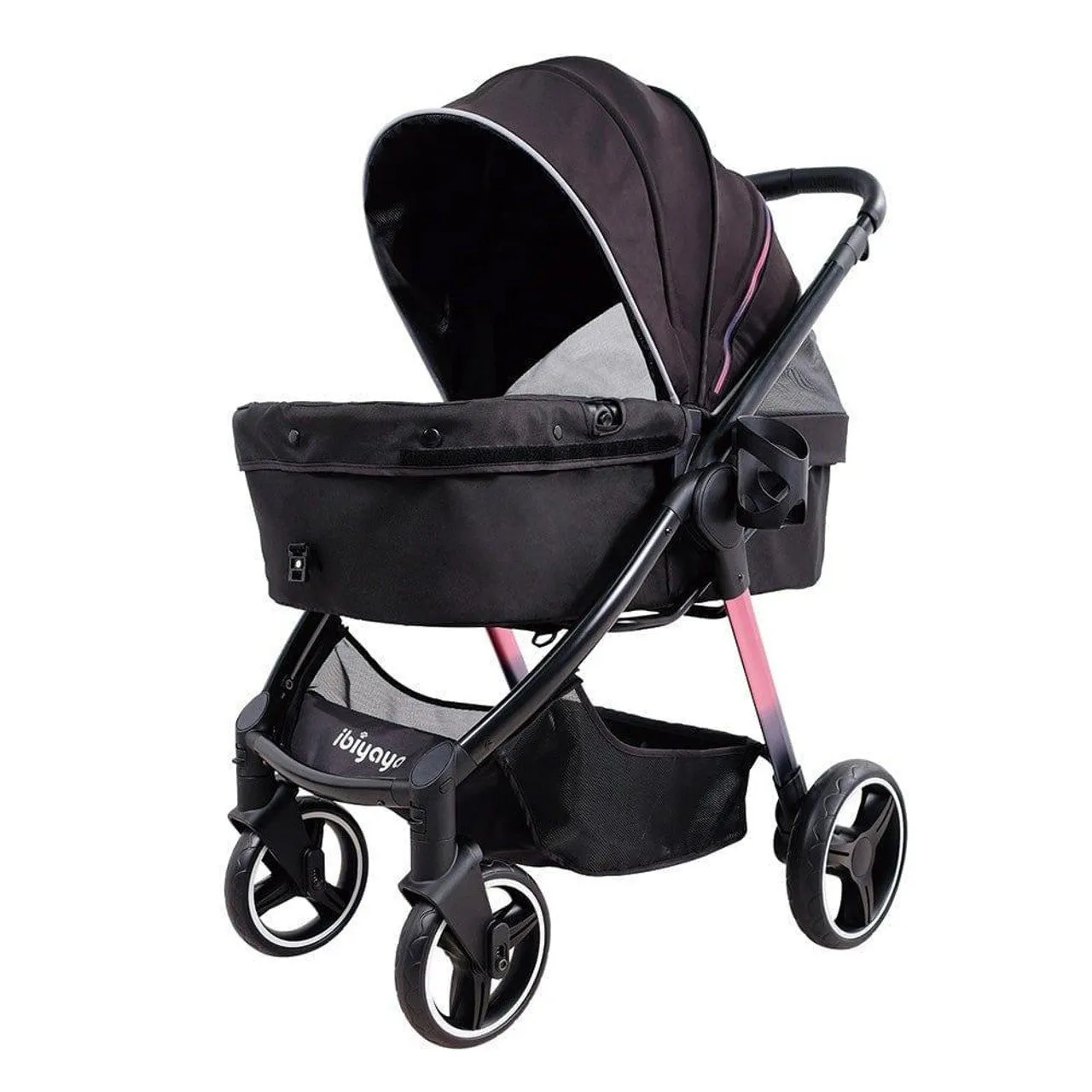 Ibiyaya Retro Luxe Stroller - Prism Black