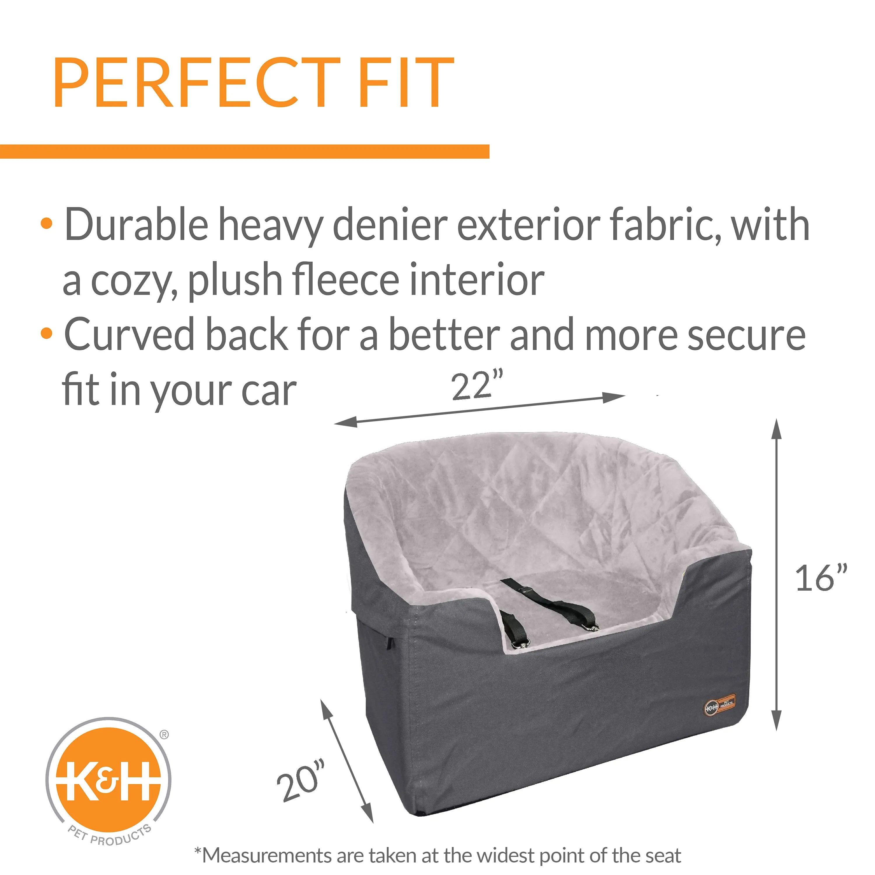 K&H Bucket Booster® Pet Seat (Knock Down) - Heated or Unheated