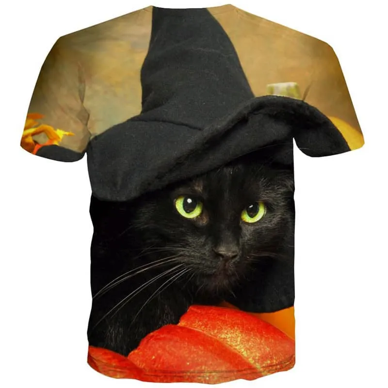 kitten shirt Casual cat art costume Cool man pet