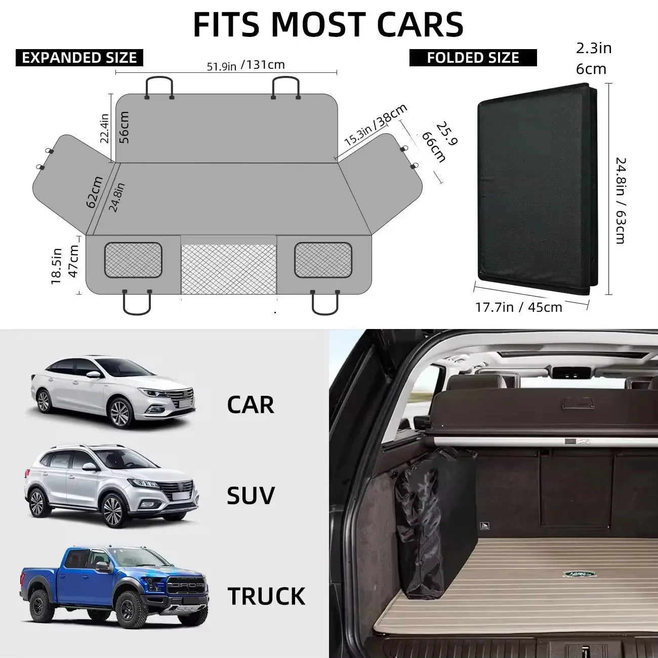 Large Pet Back Seat Carrier