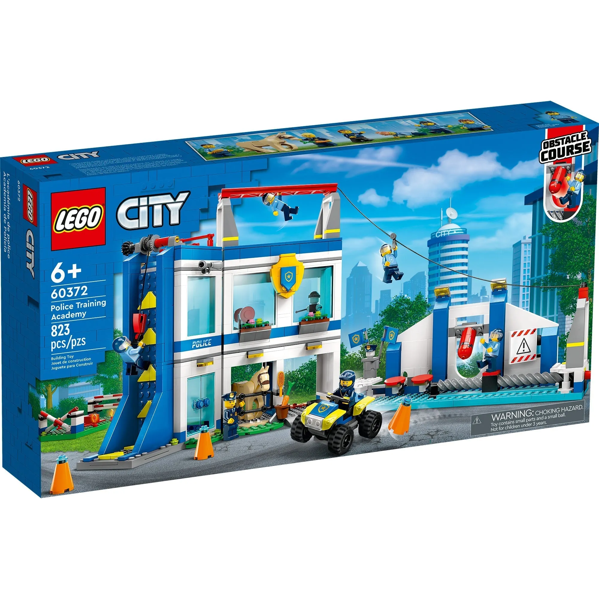 LEGO City Police Training Academy, 60372, Ages 6 , 823 Pieces