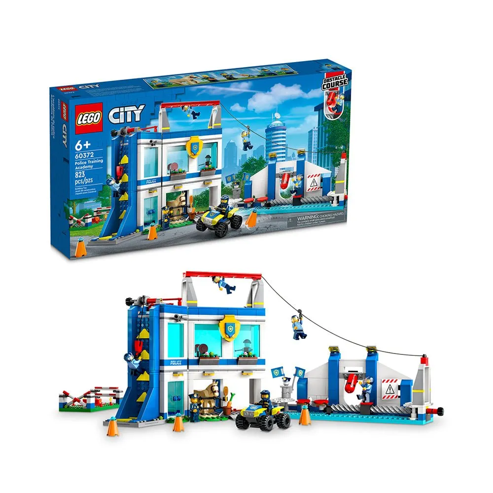 LEGO City Police Training Academy 60372 Building Toy Set (823 Pieces)
