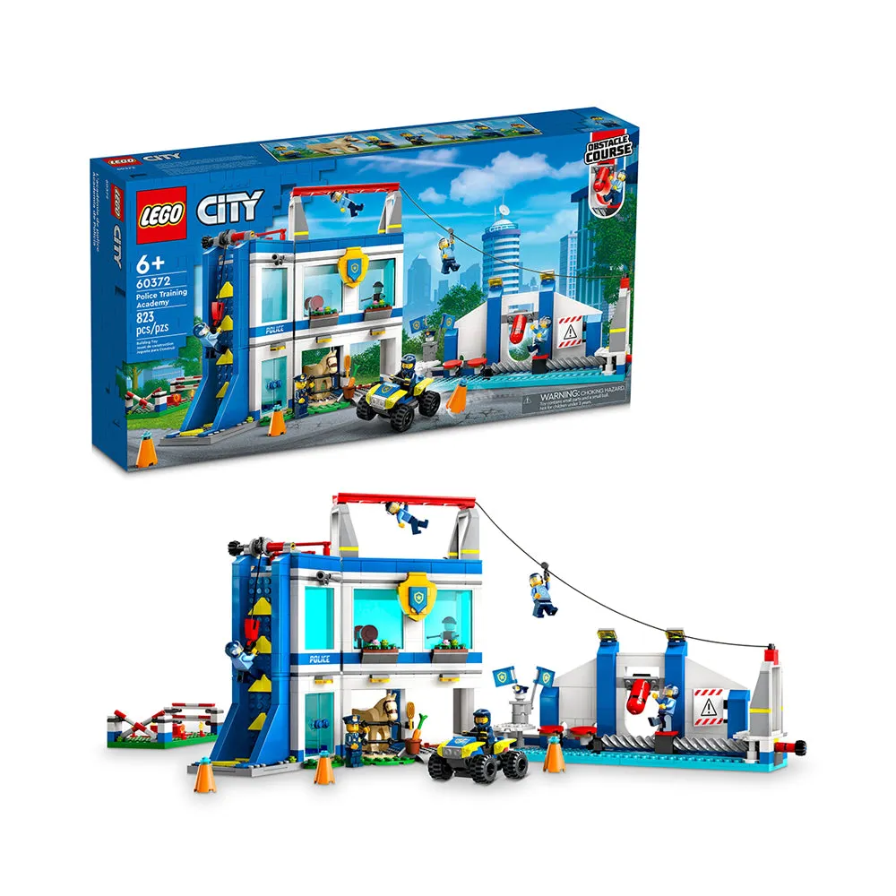 LEGO City Police Training Academy 60372 Building Toy Set (823 Pieces)