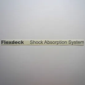 Life Fitness Treadmill Flexdeck Decal  20"