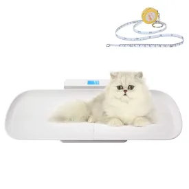 MEKBOK Pet Scale with Tape Measure, Multi-Function Baby Scale, Infant Scale Digital Weight with Height Tray(Max: 70cm), Measure Weight Accurately(Max: 220lb), Perfect for Toddler/Puppy /Cat/Dog/Adult