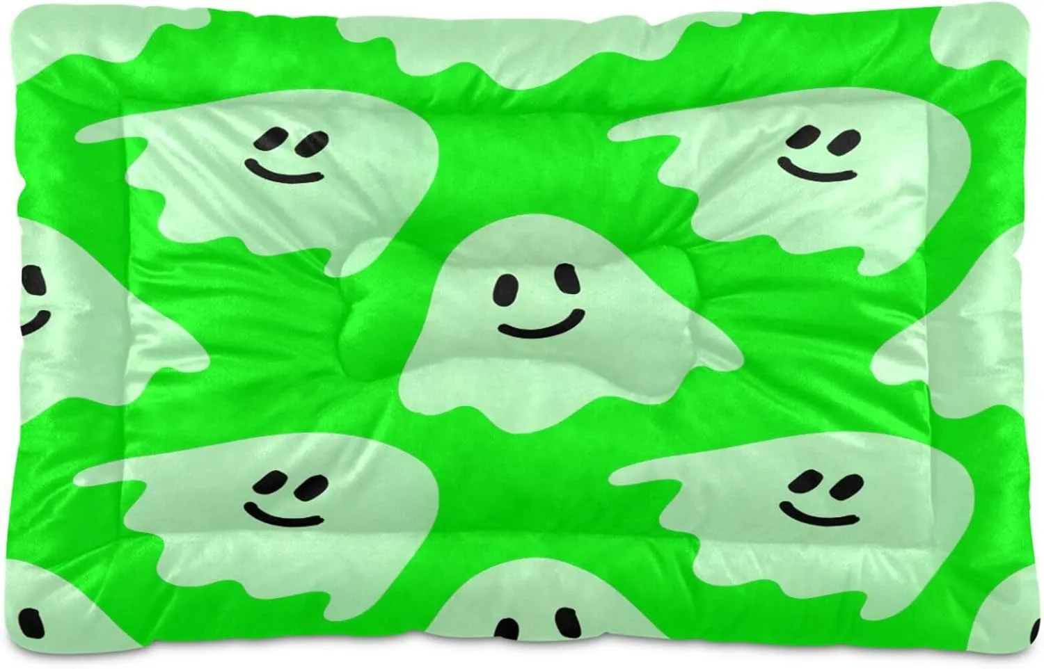 Mint Boo Bliss Dog Bed Mat Soft Machine Washable Non-Slip Comfy Fluffy Kennel Pad for Medium Small Dogs 18x24 Inches