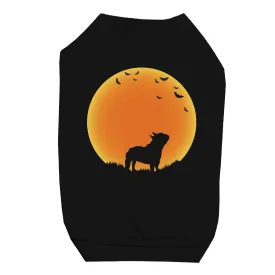 Moon French Bulldog Funny Halloween Pet Shirt for Small Dogs