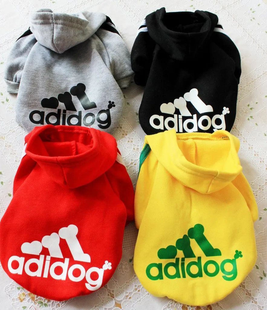 New Spring Fashion Dog Clothes Cat Pet Hoodie Coat Sportwear Cotton Sweater Outfit Clothing for Small Dogs