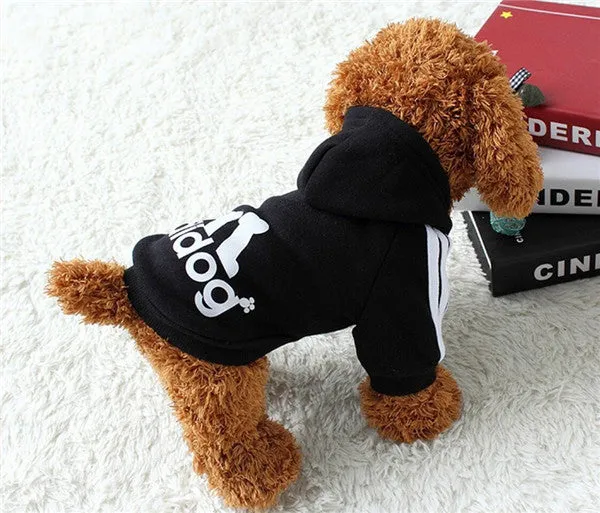 New Spring Fashion Dog Clothes Cat Pet Hoodie Coat Sportwear Cotton Sweater Outfit Clothing for Small Dogs